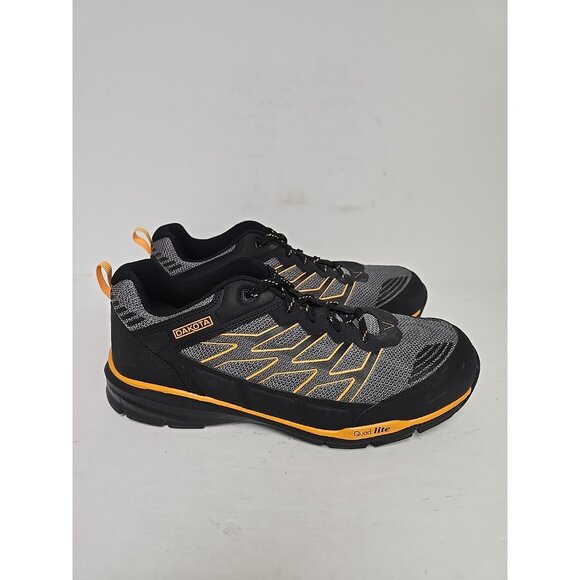 DAKOTA Mens 3604 Aluminum Toe Steel Plate Quad Lite Work Shoe 5ANDDK8 Gray 11M - Picture 2 of 8